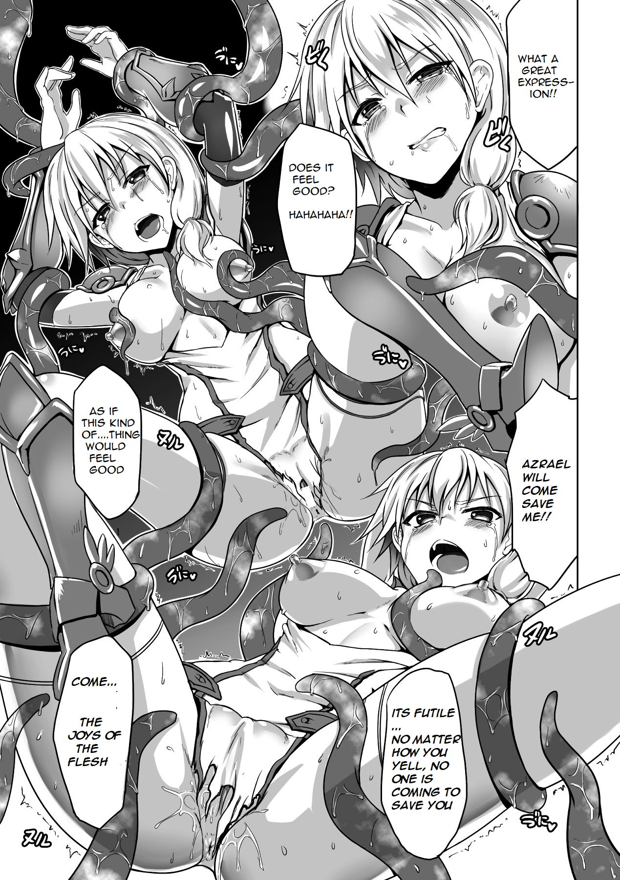 Hentai Series — Fallen Angel Tyrael Gets Darkly Corrupted [yo] Inda Tenshi Tyrael (2D Comic Magazine Aku Ochi Darkness Vol. 1) [English] [Digital]