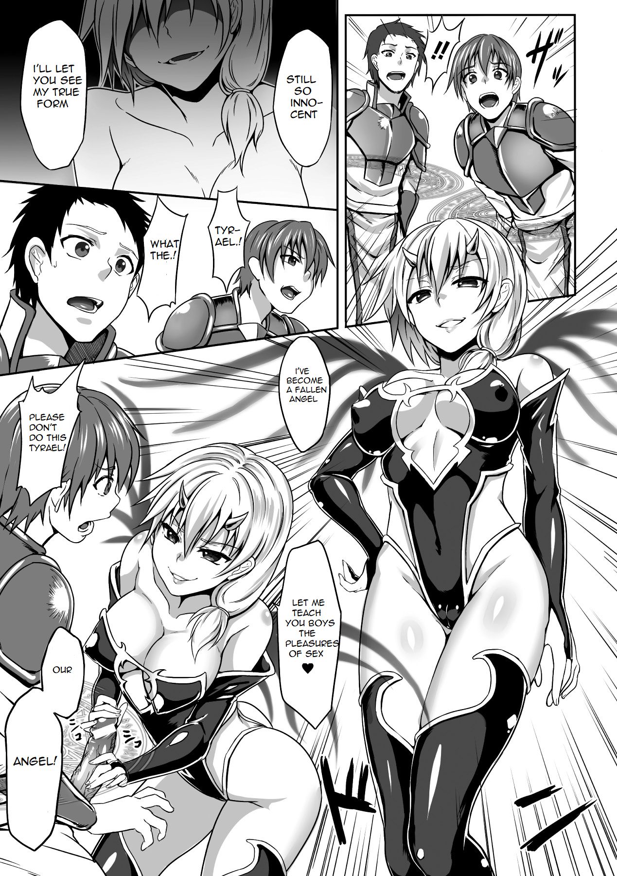 Hentai Series — Fallen Angel Tyrael Gets Darkly Corrupted [yo] Inda Tenshi Tyrael (2D Comic Magazine Aku Ochi Darkness Vol. 1) [English] [Digital]
