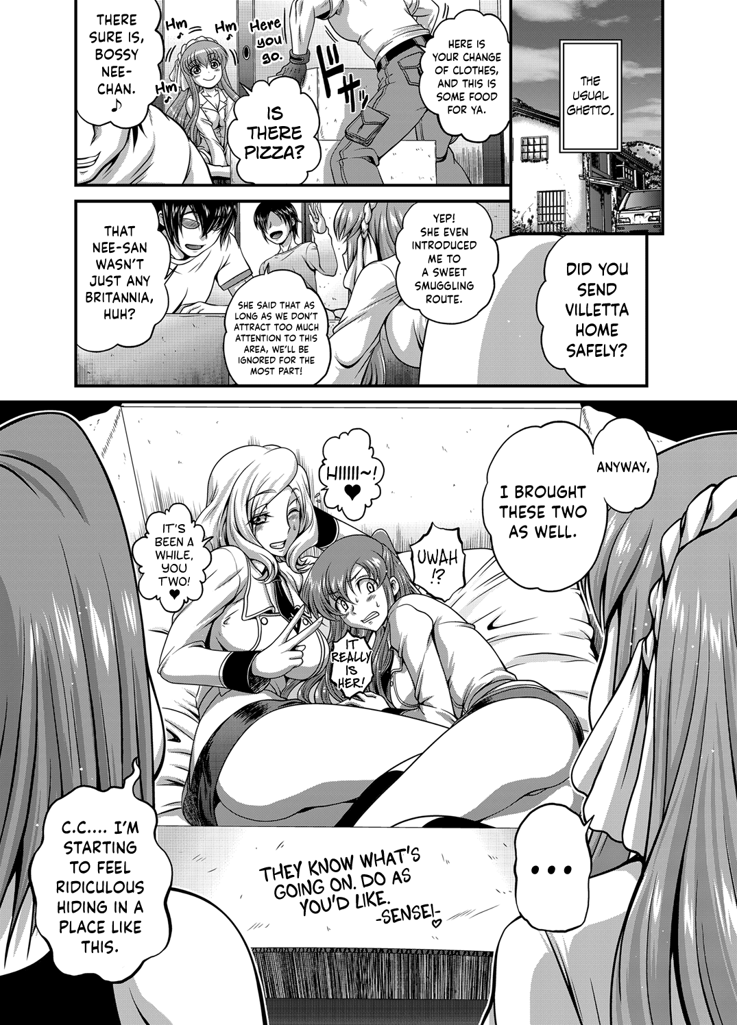 Hentai Series — Fucking busty Lelouch and C.C. in hardcore anime sex  [Blue Bean (Kaname Aomame)]