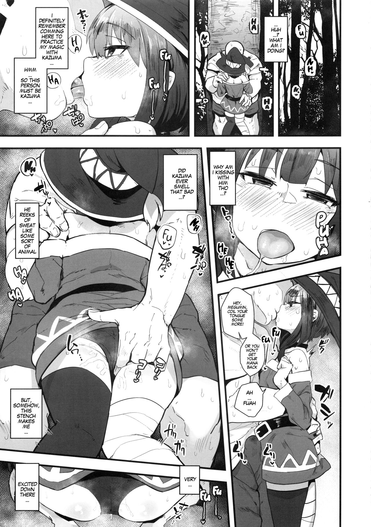 Hentai Series —  Hardcore Gangbang Fuckfest with Konosuba Girls Megumin, Aqua, and Darkness Getting Their Holes Filled  [C96] [Nhoooooooooooooo (Oosawara Sadao, Zikataro, Anon 2-okunen)] [English] [MegaFagget]