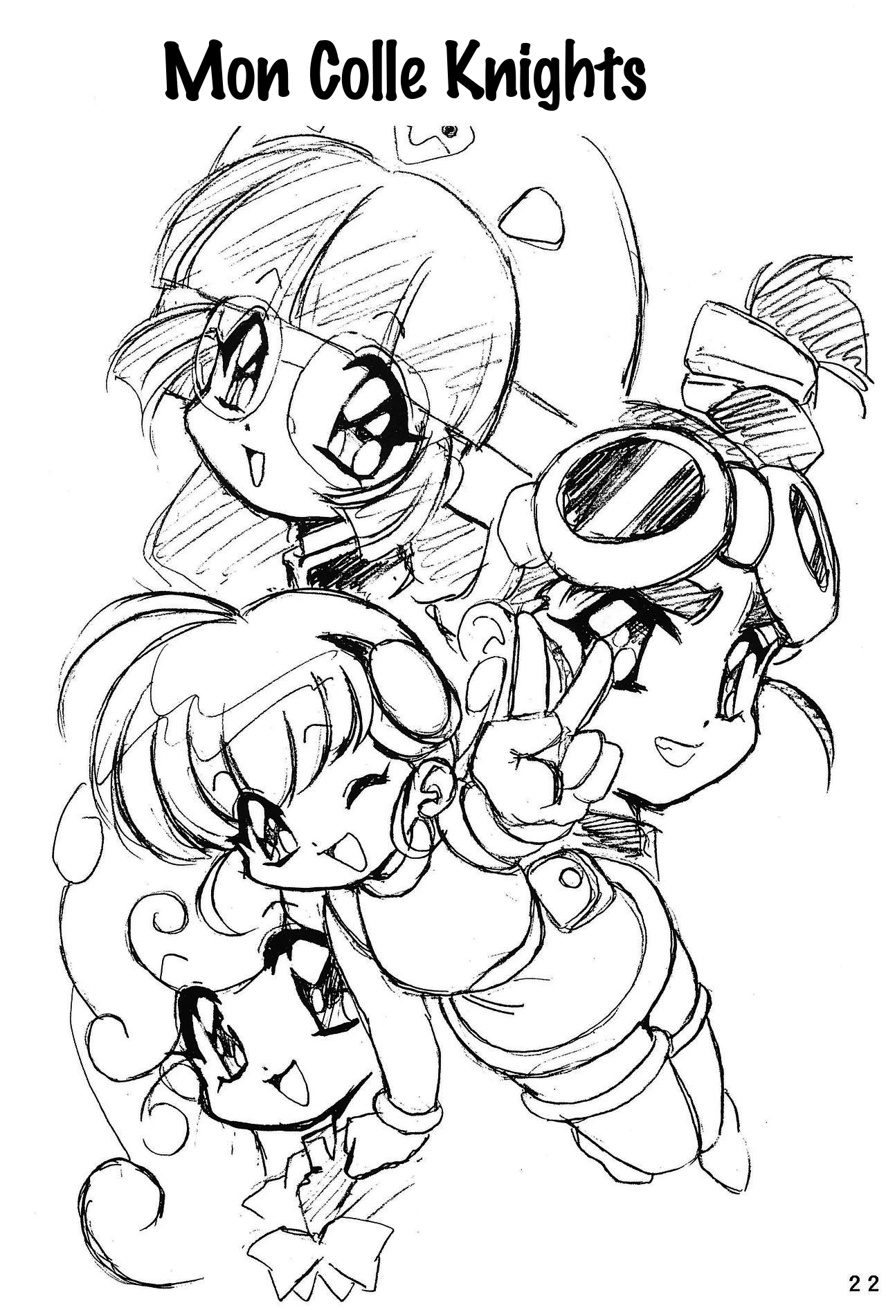 Hentai Series — Mon Colle Knights Gangbang Orgy Fuckfest