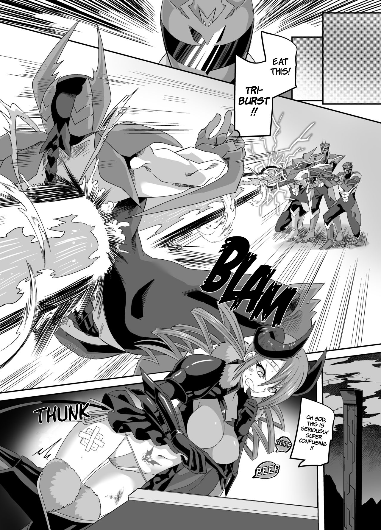 Hero Villain Series — Strongest Justice Hero Fucks Weakest Mirror Monster Hardcore Rough Sex