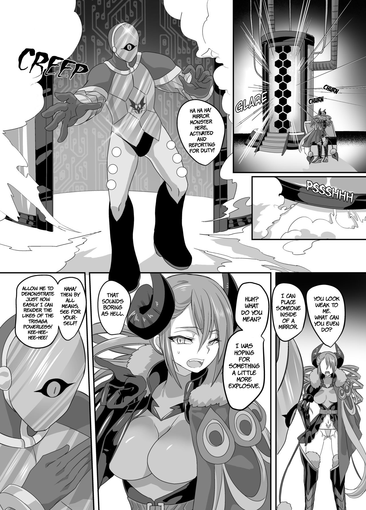 Hero Villain Series — Strongest Justice Hero Fucks Weakest Mirror Monster Hardcore Rough Sex