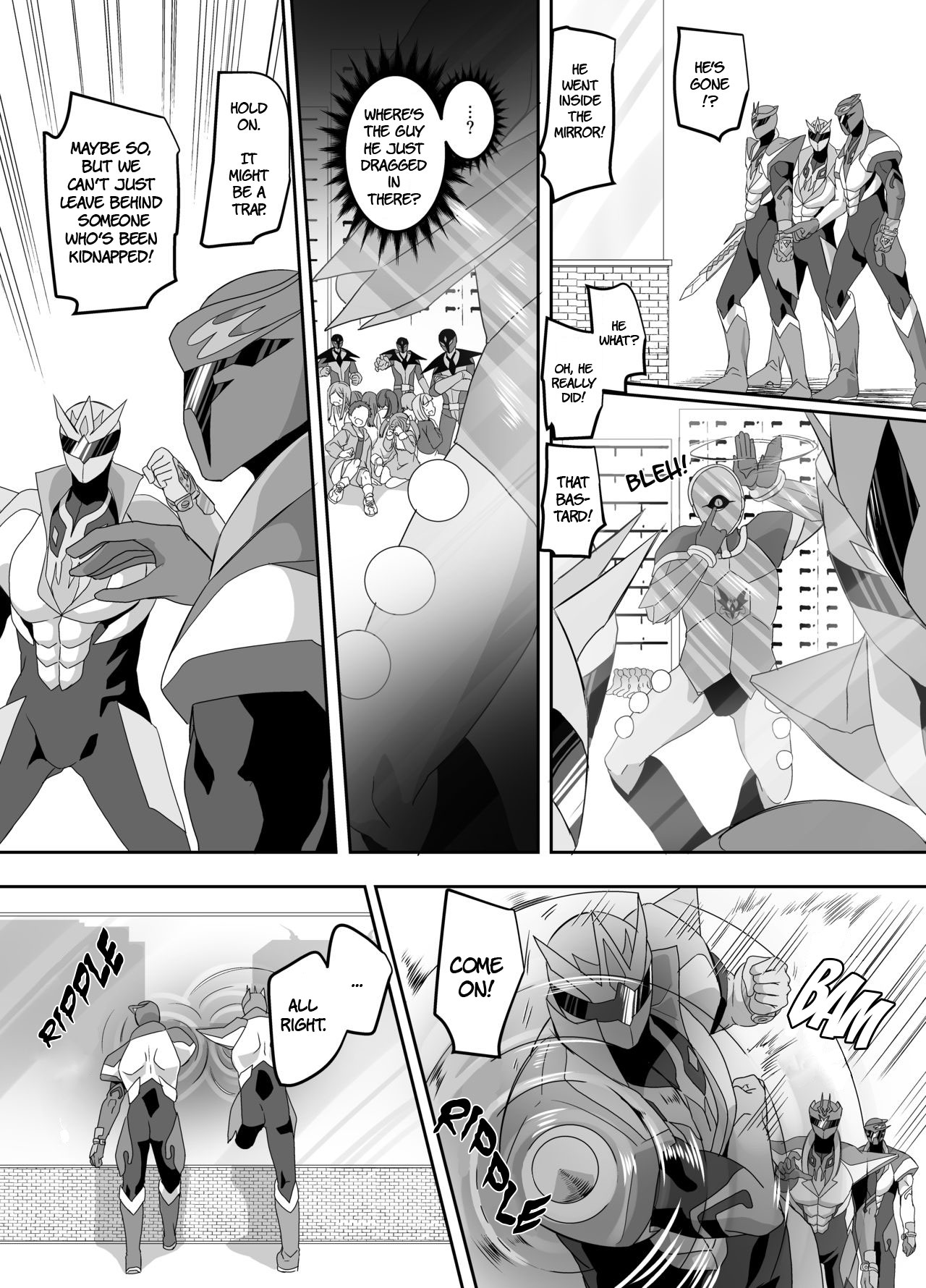 Hero Villain Series — Strongest Justice Hero Fucks Weakest Mirror Monster Hardcore Rough Sex
