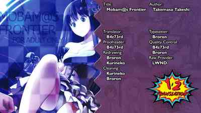 Idol Group Series — Group Threesome Blowjob Creampie Anal Compilation [C82 Takemasaya Takemasa Takeshi MOBAM@S FRONTIER THE IDOLM@STER CINDERELLA GIRLS English 1 2 Translations]