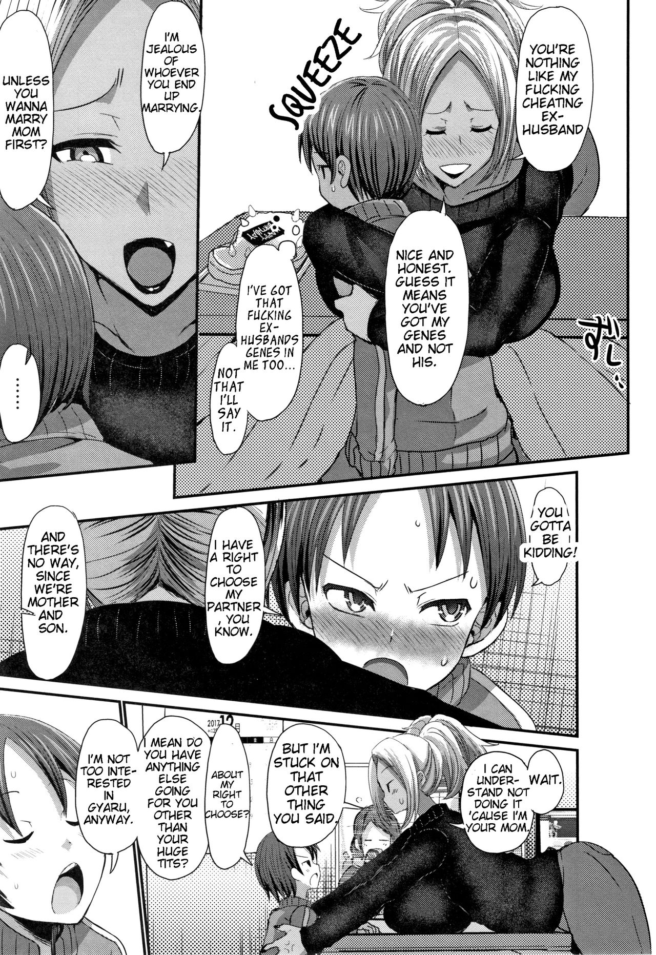 Incest Series — A Big Titted Gyaru Mom Desperately Wants to Marry Her Kind Son for Hardcore Breeding  [Bu-chan]