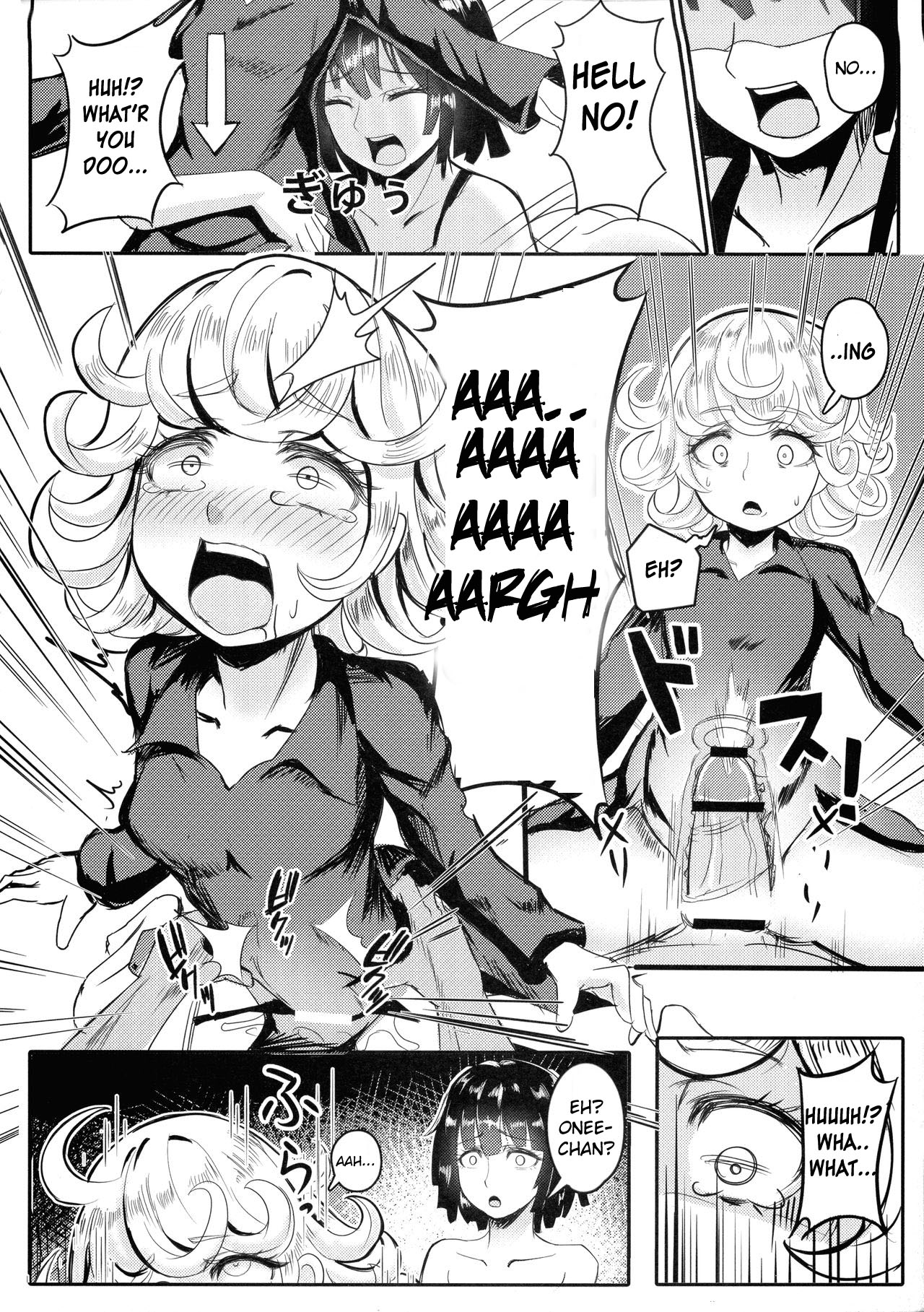 Incest Series — Blowjob And Creampie Fuck With Tatsumaki Sisters [Shinshi Kouryuuku (blade)]