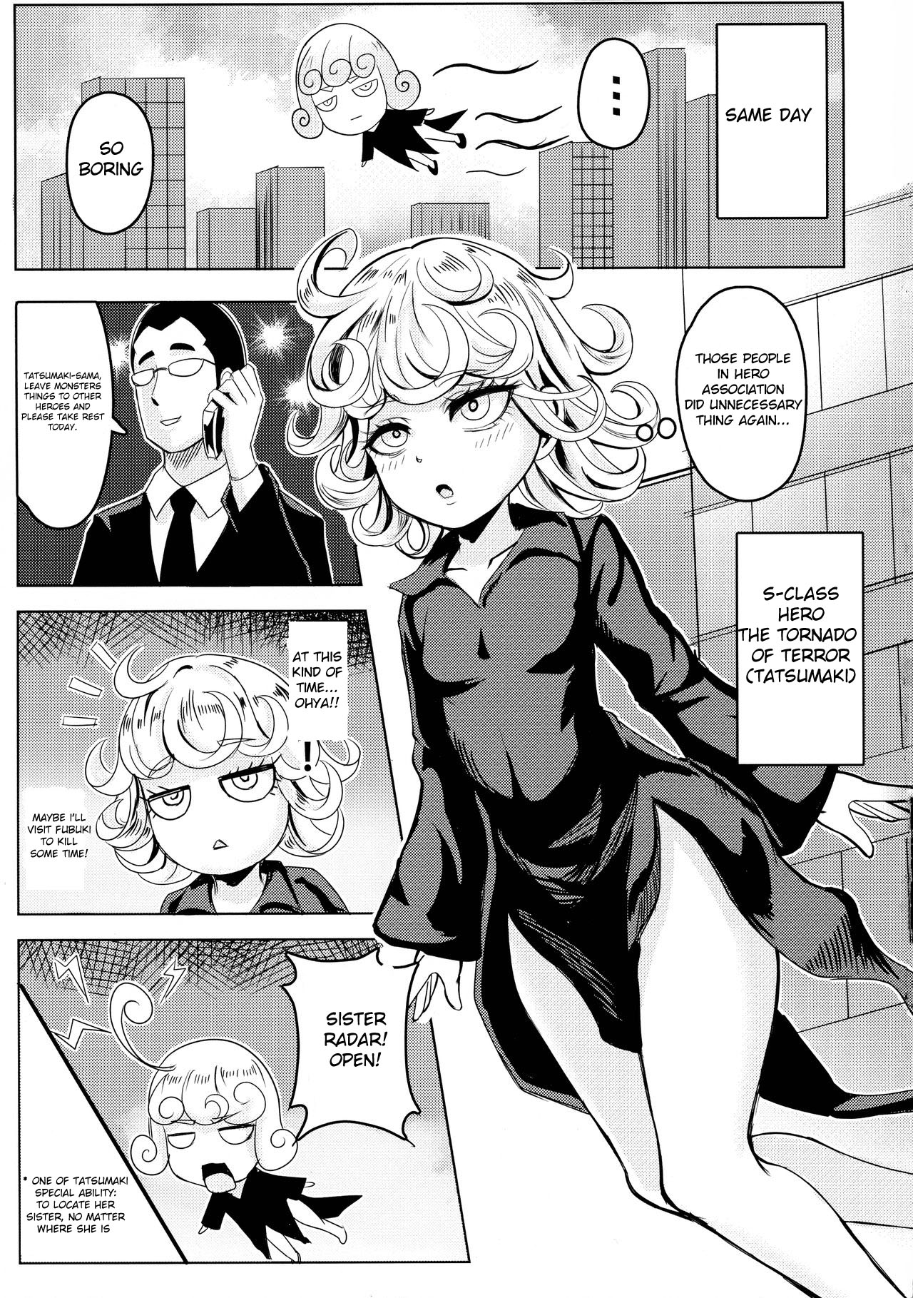 Incest Series — Blowjob And Creampie Fuck With Tatsumaki Sisters [Shinshi Kouryuuku (blade)]