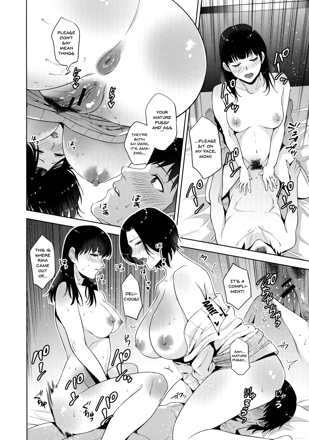 Incest Series — First Time Son Fucks His Own Mom Raw Creampie Collection [Natsu no Oyatsu]