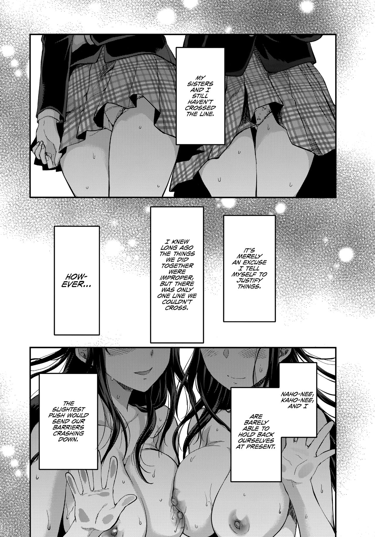 Incest Series —  Hardcore Twin Sisters Threesome Fuck  [C95 Lv.X+ Yuzuki N Dash Team Koinaka]