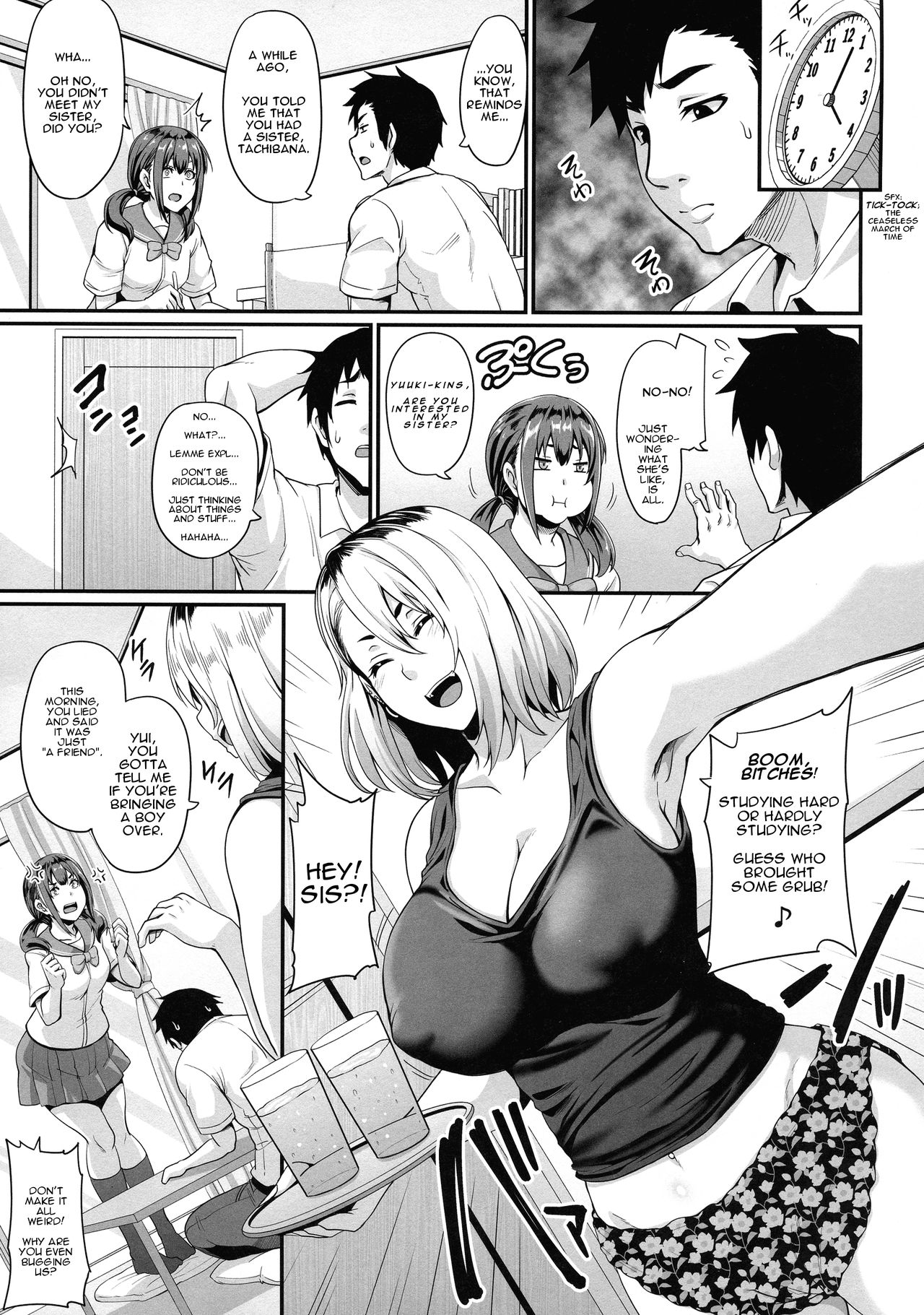 Incest Series — Her Older Sister is a Gyaru Bitch Slut Who Craves Cock [C96 Tiramisu Tart Kazuhiro]
