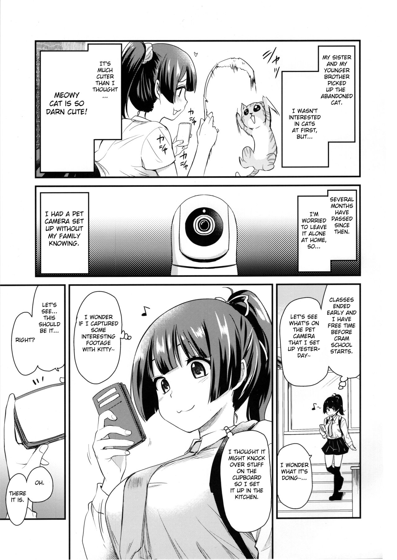Incest Series — Hidden Pet Camera Records Brother and Sister Fucking [COMITIA131] [Shin Hijiridou Honpo (Hijiri Tsukasa)]