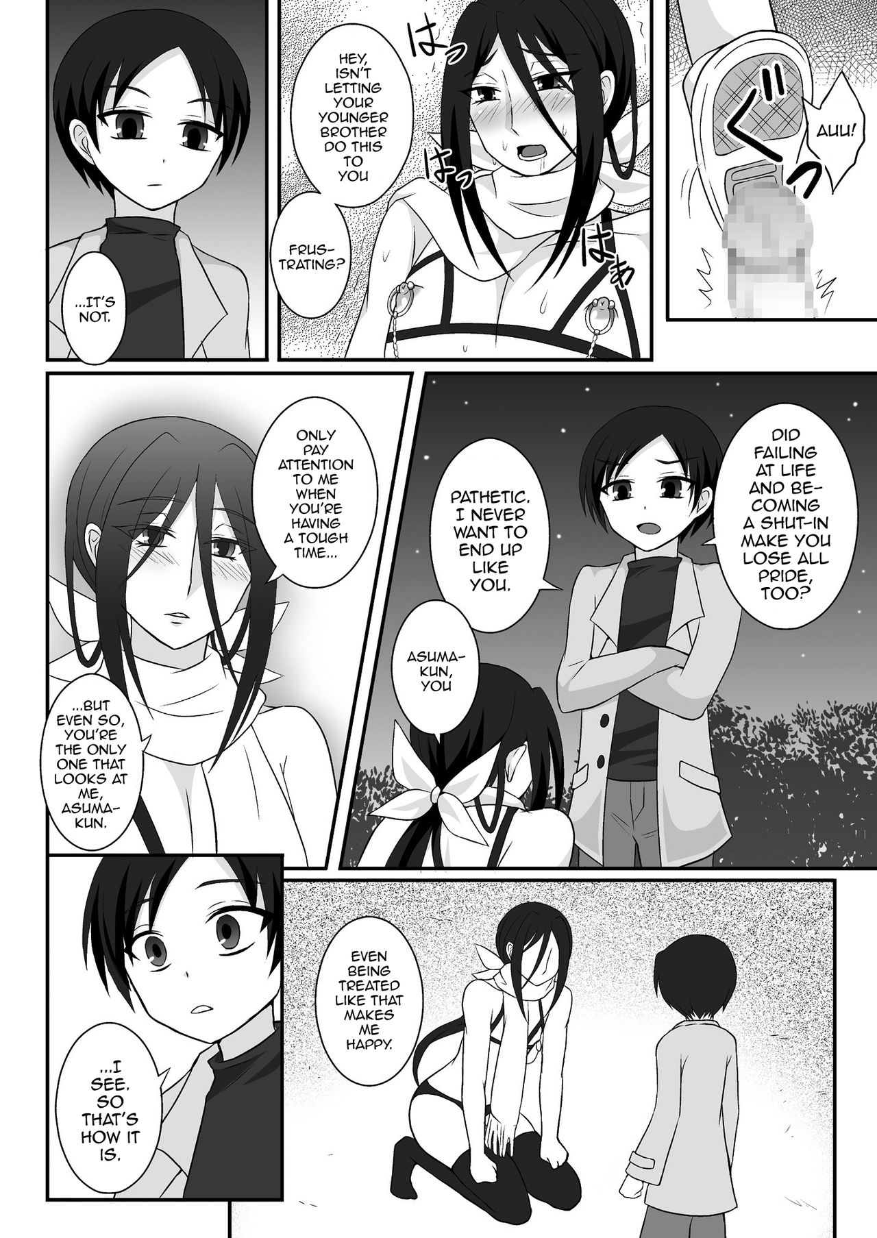 Incest Series — Hikikomori Big Sister’s Outdoor Training [Shikkoku no Hekireki (EGAMI)]