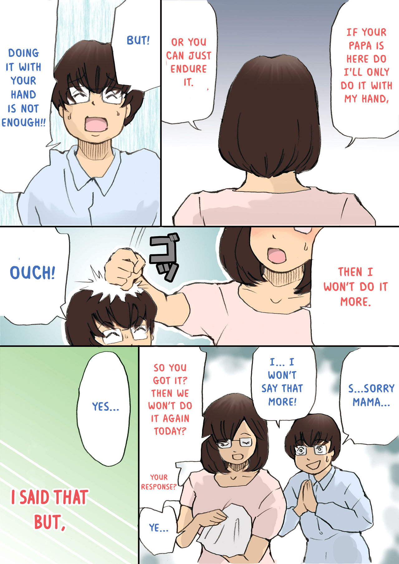 Incest Series — Let Me Fuck Your Pussy, Mom [Shiki Hanana] [English] [Otokonoko Scans]