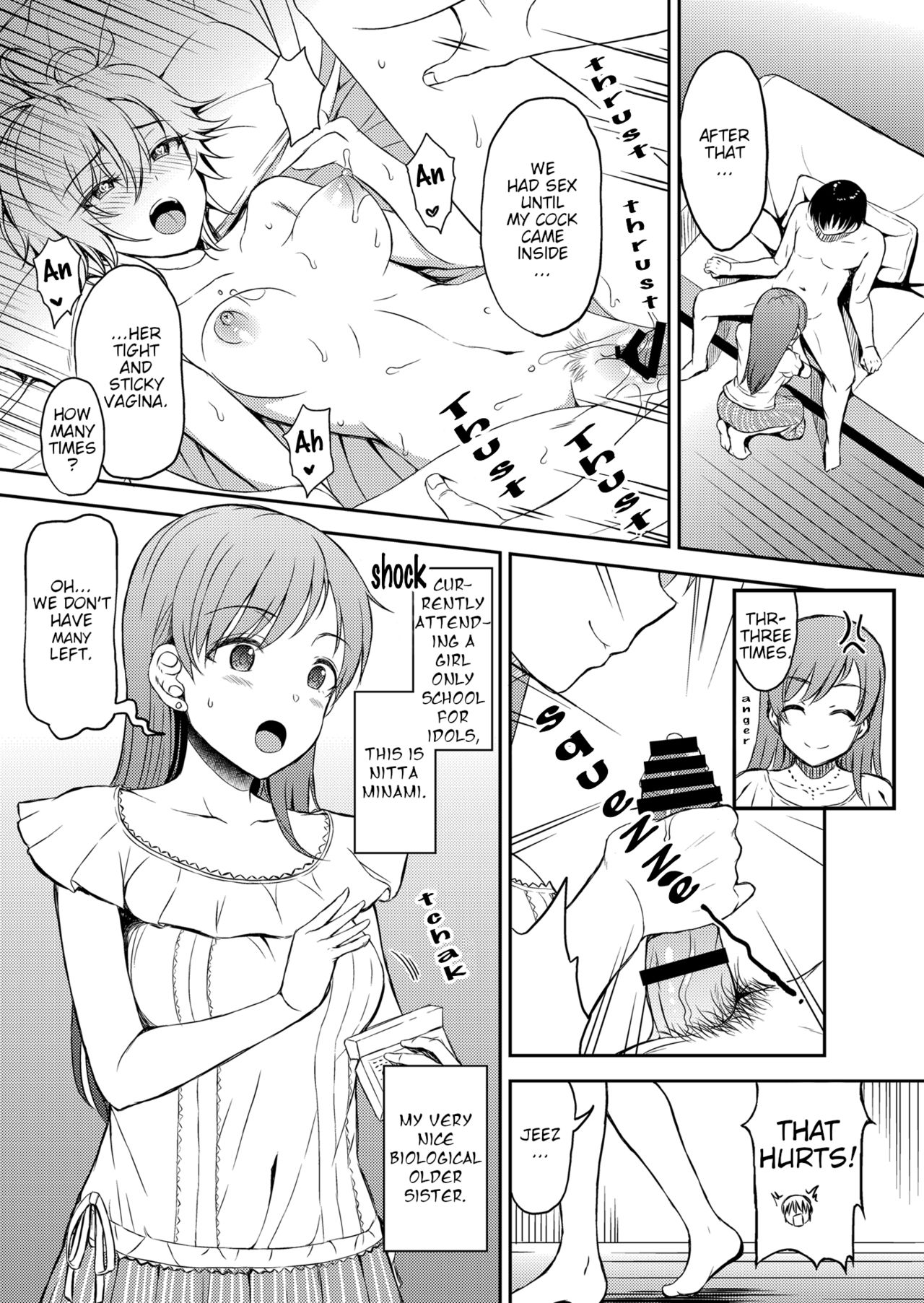 Incest Series — Little Brother Gets Fucked Hard By Big Sister [Esora Note (Majima Shiroyuki)]