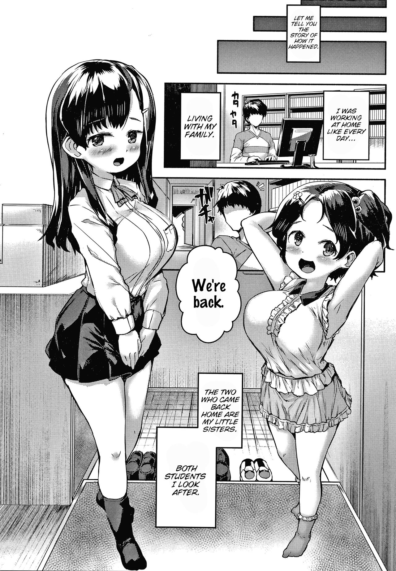 Incest Series — Minimum Gigantic Breasts Little Sisters Raw Fucking Hardcore Action [Sakimori Dan]