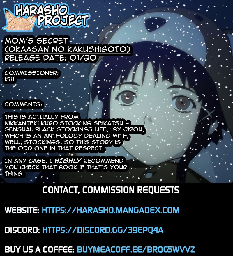 Incest Series — Mom’s Secret Sensual Black Stockings Life  [Jirou]