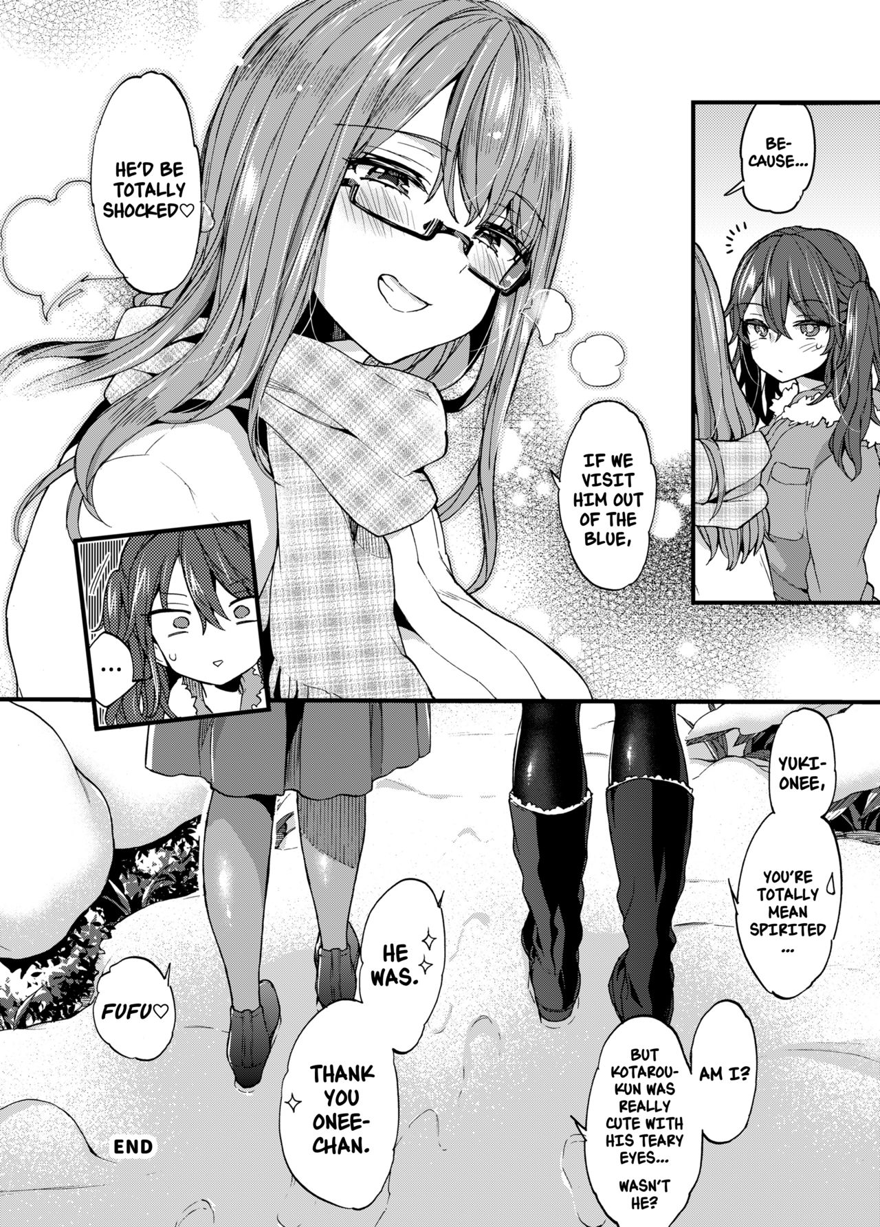 Incest Series — My Busty Cousins Fuck Me Hard and Take Turns Riding My Cock During Winter Break [Koniro Drops (Morishima Kon)]