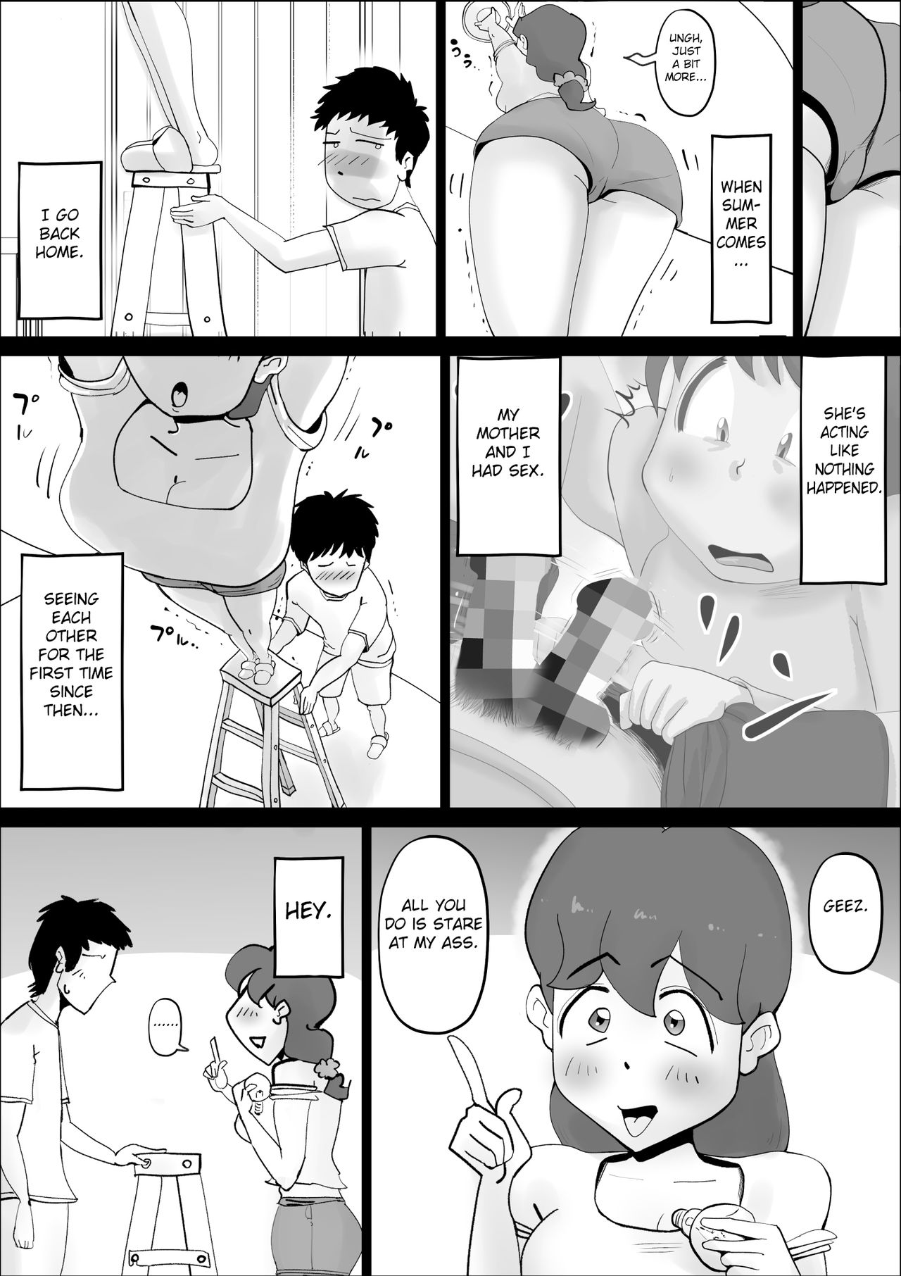 Incest Series — My Ultra Persistent Mother Keeps Tempting Me Today Too 2 [kazum] [Fated Circle]