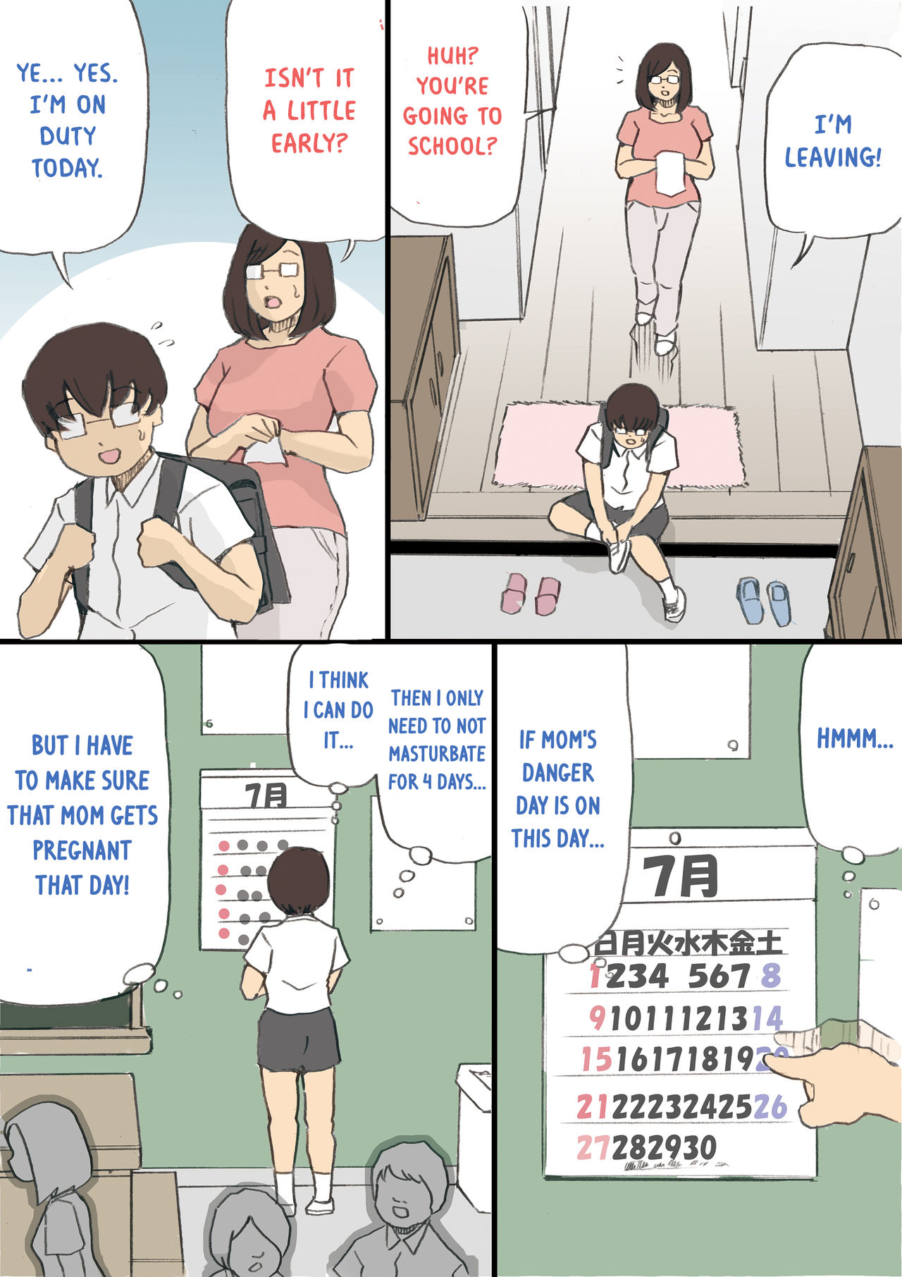 Incest Series — Operation to Get Mom Pregnant!! [Shiki Hanana] [English] [Otokonoko Scans]