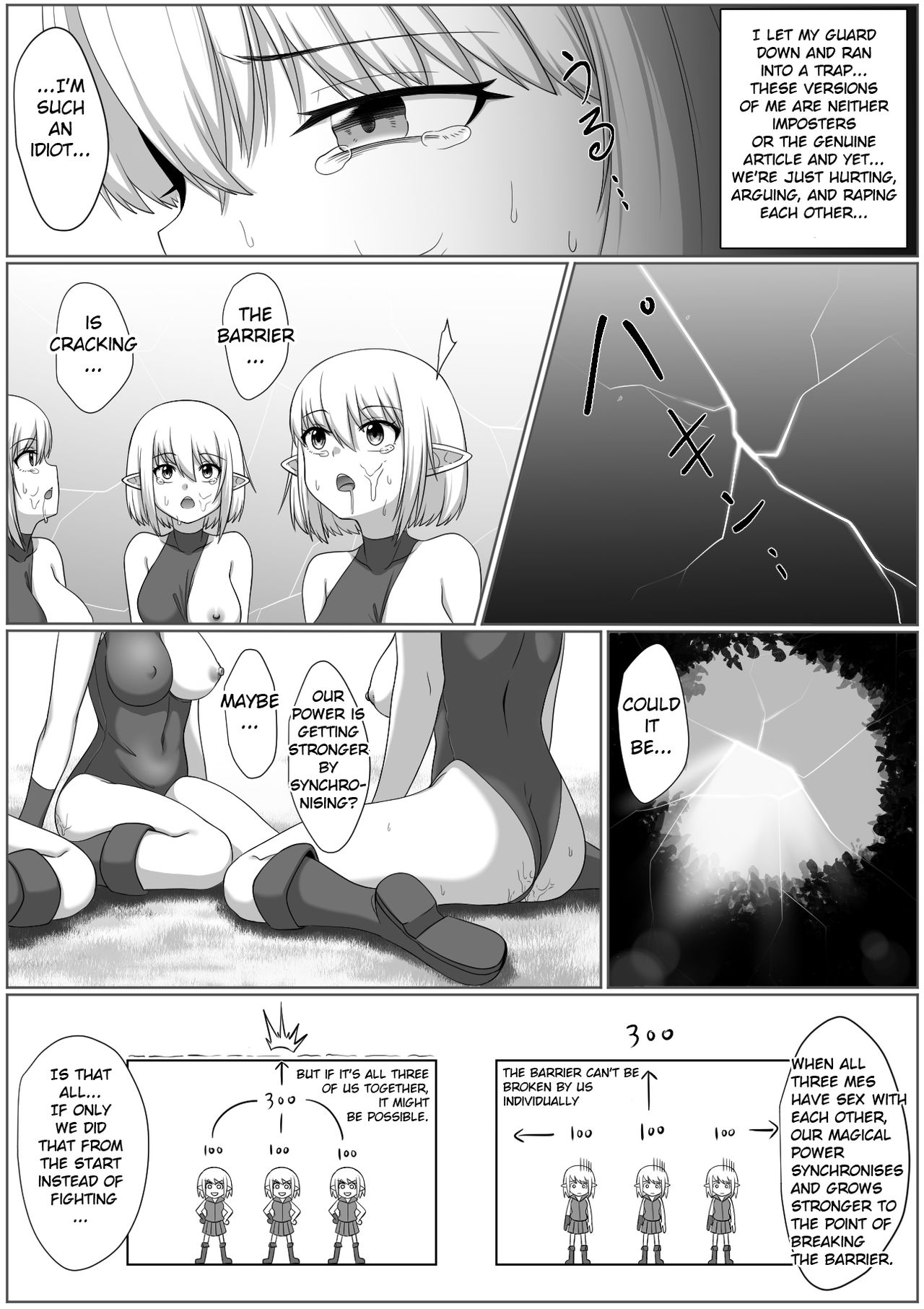 Incest Series — Selfcest Fucking in the Woods