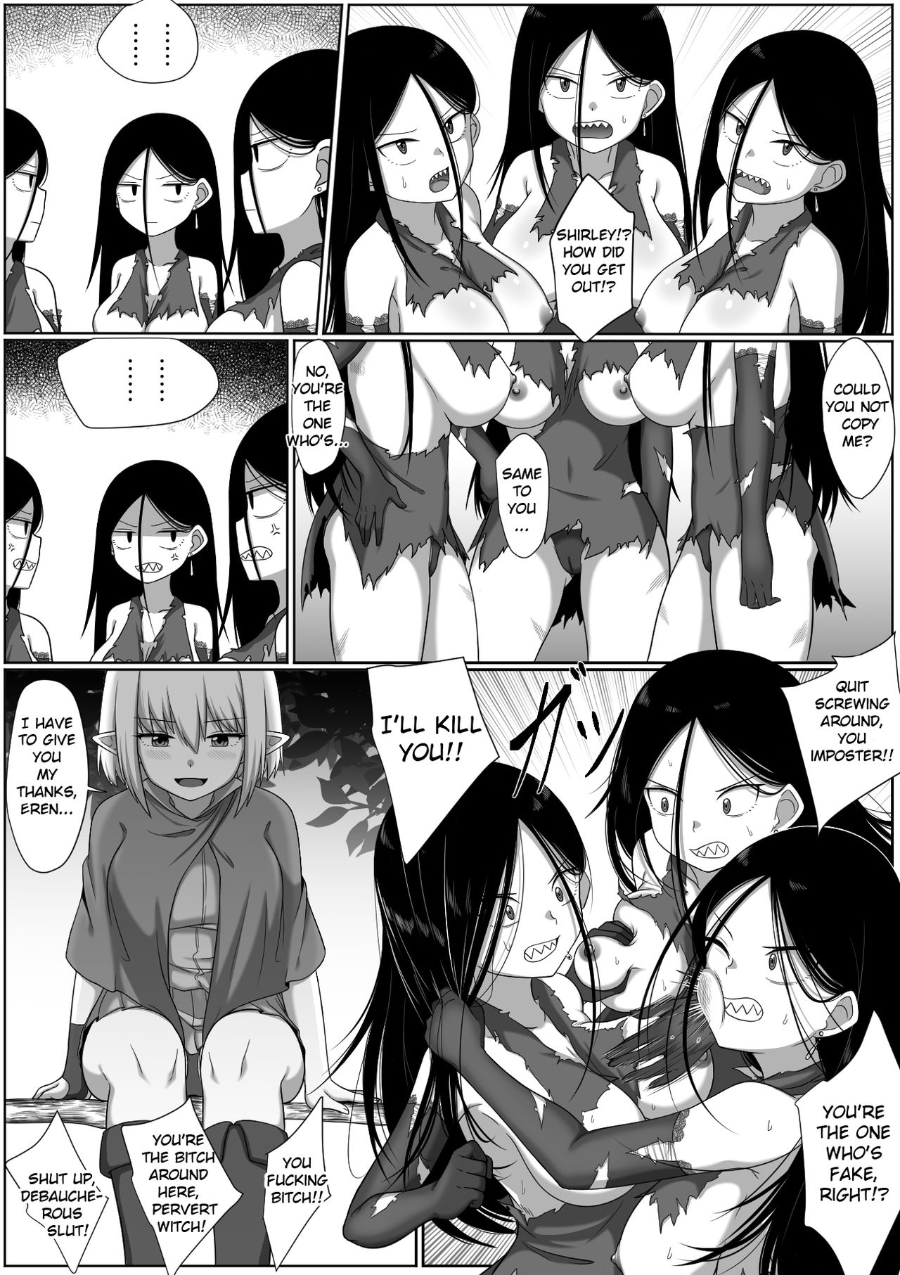 Incest Series — Selfcest Fucking in the Woods