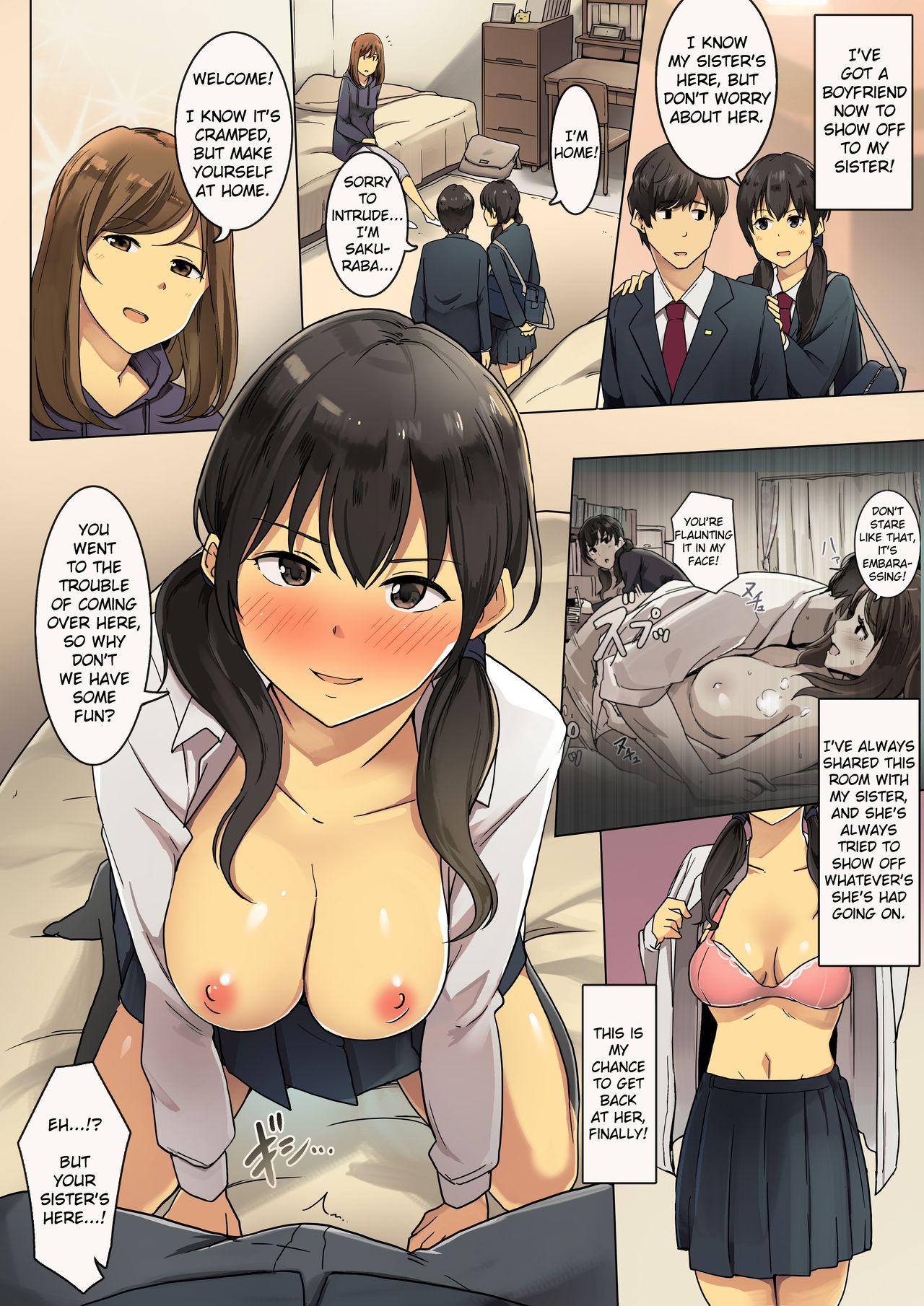 Incest Series —  Sisters Sharing a Room Part 2 [Wakamatsu]