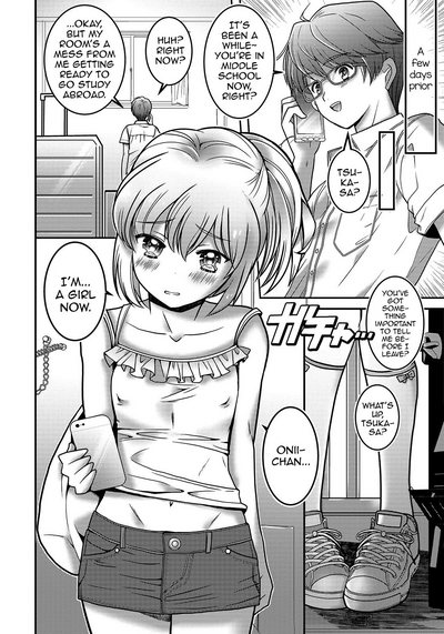 Incest Series — Summer Brother Becomes Little Sister!? Futa Cock Fucking and Creampie