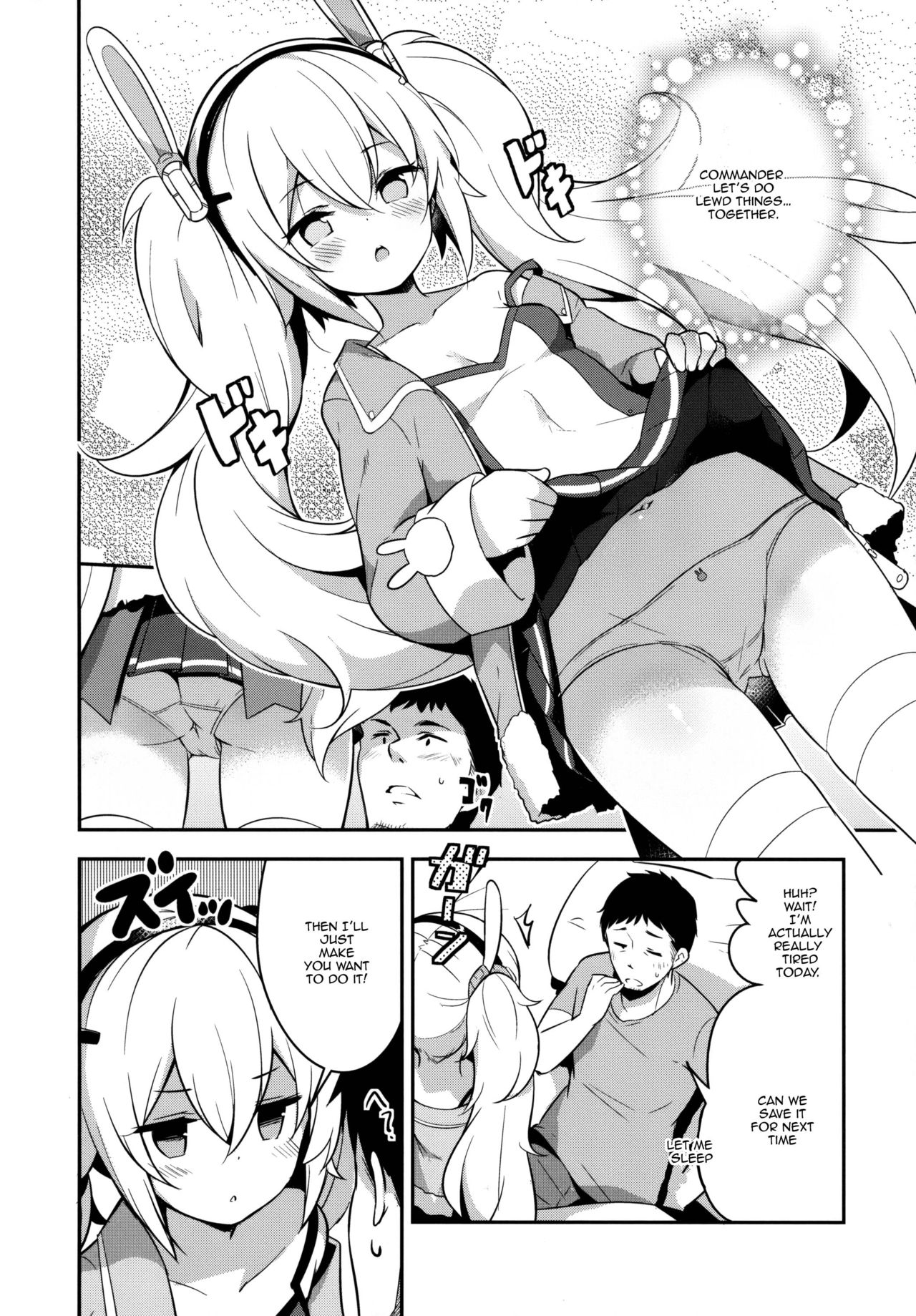 Insomniac Series — Sleepy Bunny Gets Fucked Hard All Night Long [Azur Lane Laffey]