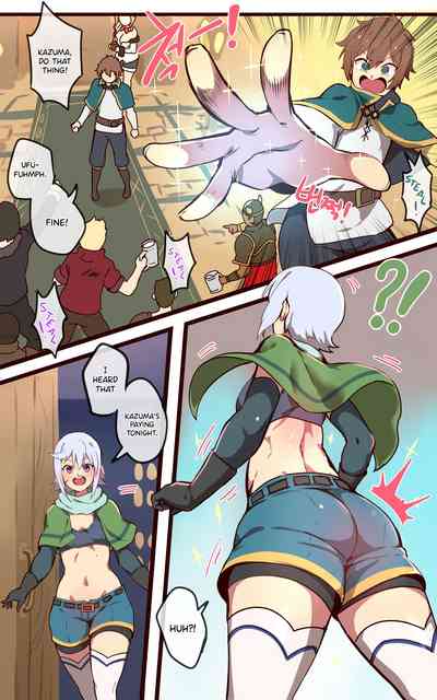 Isekai Gangbang Series — Horny Goddess Aqua and Megumin Fucked Rough in Fantasy World [ooyun]