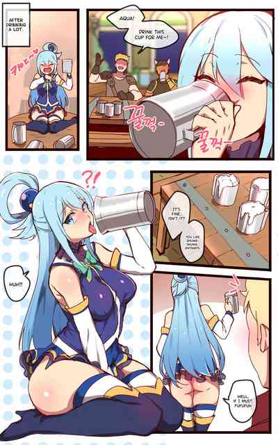Isekai Gangbang Series — Horny Goddess Aqua and Megumin Fucked Rough in Fantasy World [ooyun]