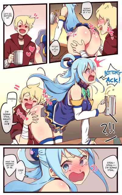Isekai Gangbang Series — Horny Goddess Aqua and Megumin Fucked Rough in Fantasy World [ooyun]