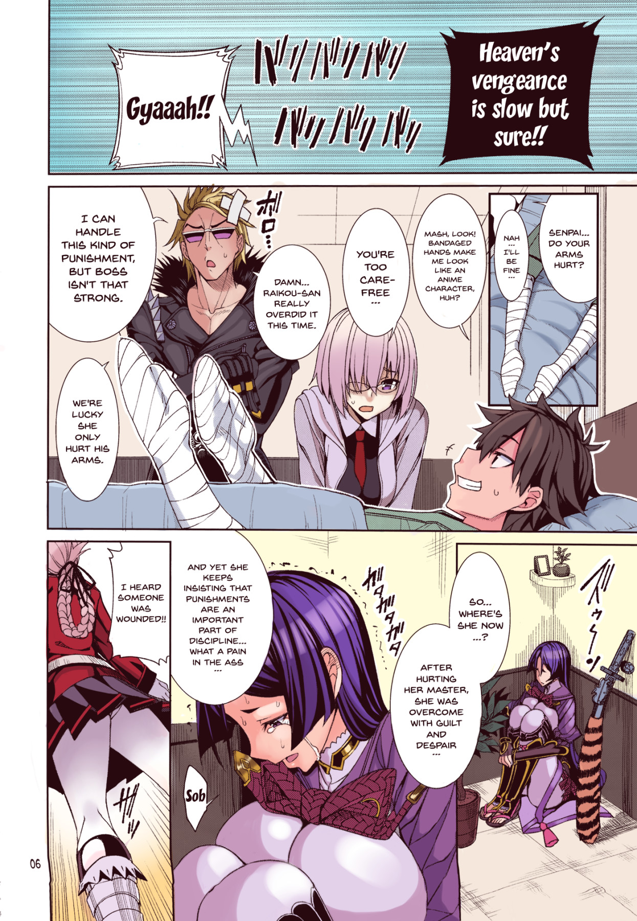 Kango x Raikou Series — Raw Anal Creampie Threesome Fucking with Busty Servant Sluts [Coffee Maker (Asamine Tel)]
