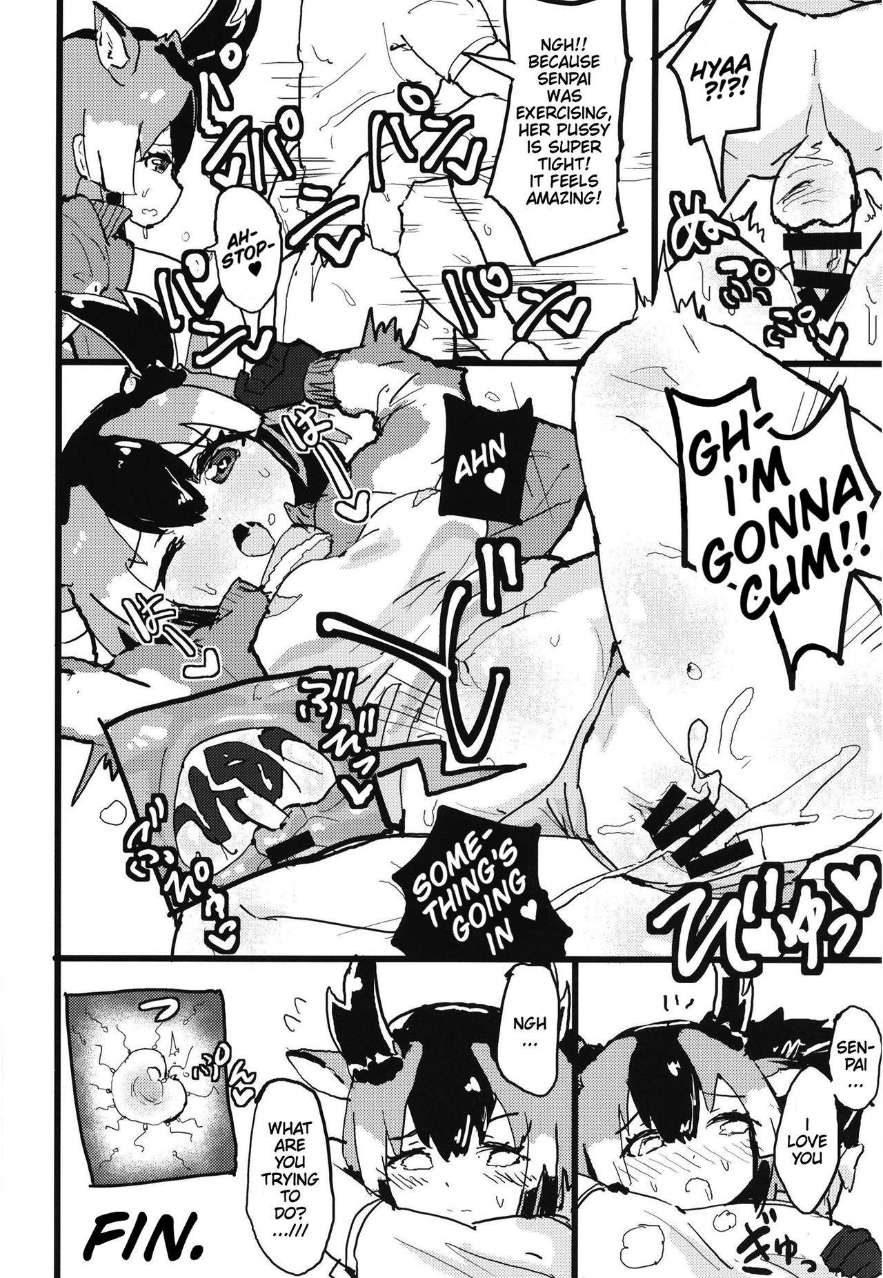 Kemono Friends Series — Pronghorn-chan Gets Dripping Wet  [Cent Millibar (Milli, SÜLEYMAN)]