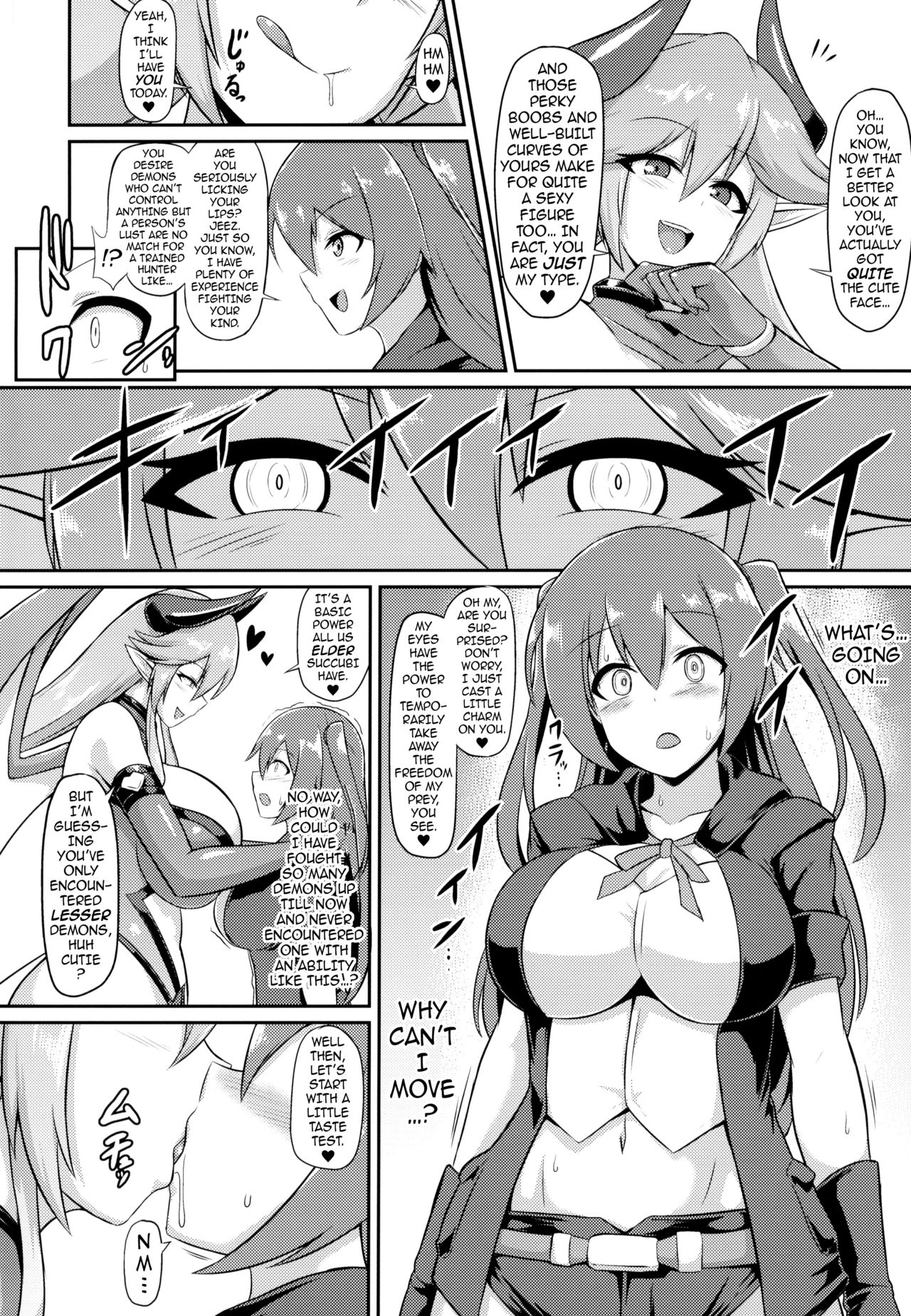 Lesbian Series — Succubus Lust Crest Pleasure Training [COMIC1☆15 Ikameshi Shokudou]