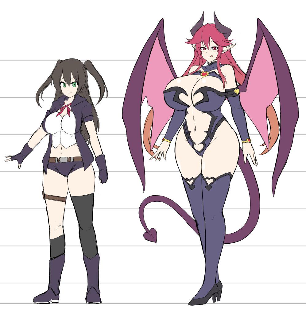 Lesbian Series — Succubus Lust Crest Pleasure Training [COMIC1☆15 Ikameshi Shokudou]