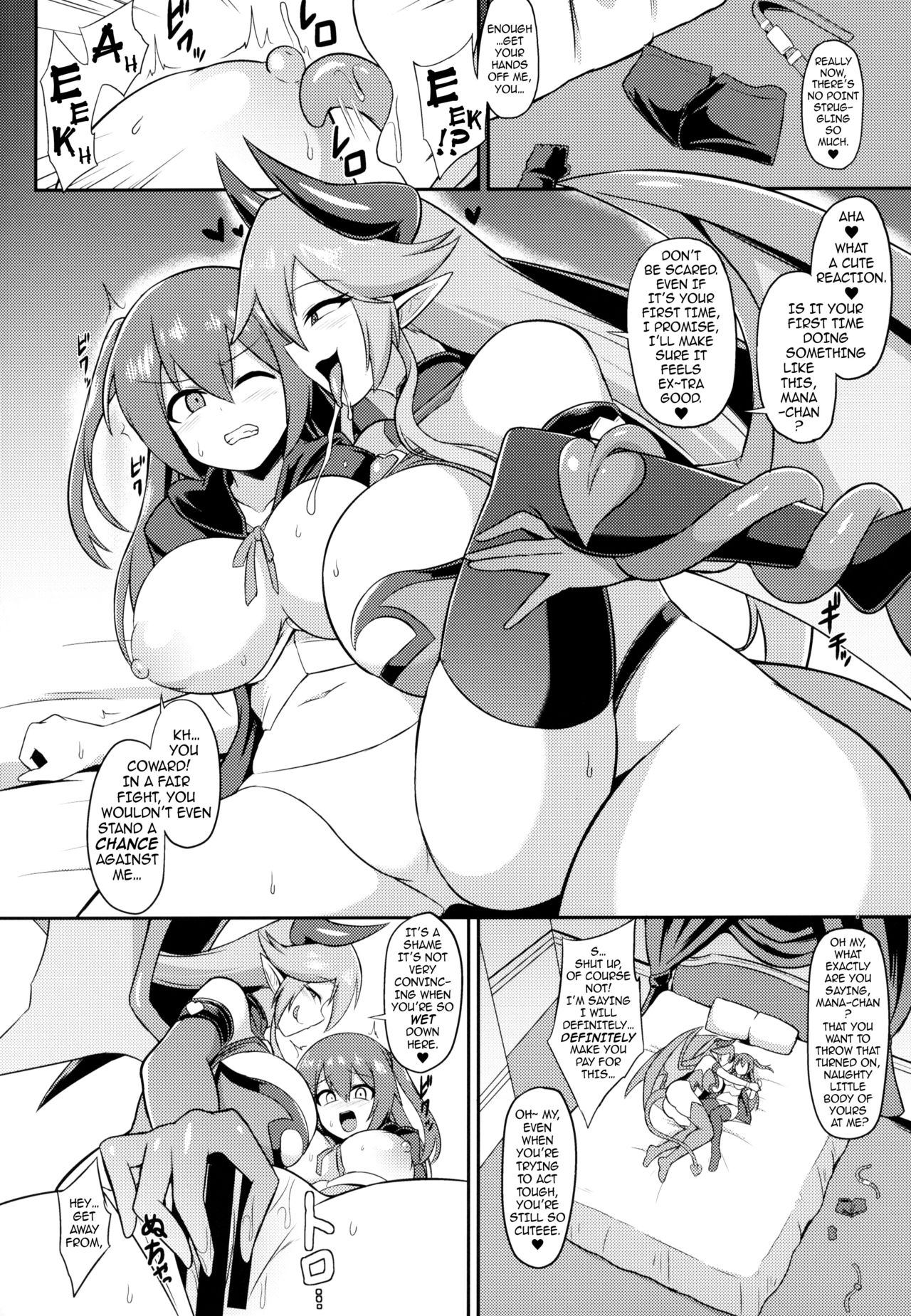 Lesbian Series — Succubus Lust Crest Pleasure Training [COMIC1☆15 Ikameshi Shokudou]