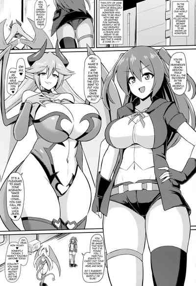 Lesbian Series — Succubus Lust Crest Pleasure Training [COMIC1☆15 Ikameshi Shokudou]
