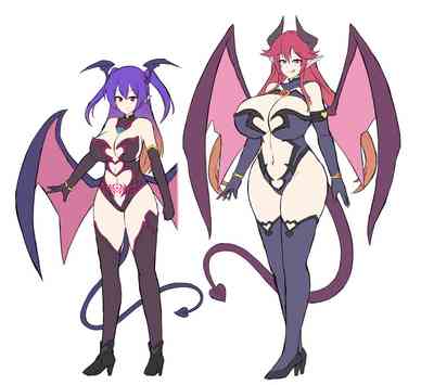 Lesbian Series — Succubus Lust Crest Pleasure Training [COMIC1☆15 Ikameshi Shokudou]