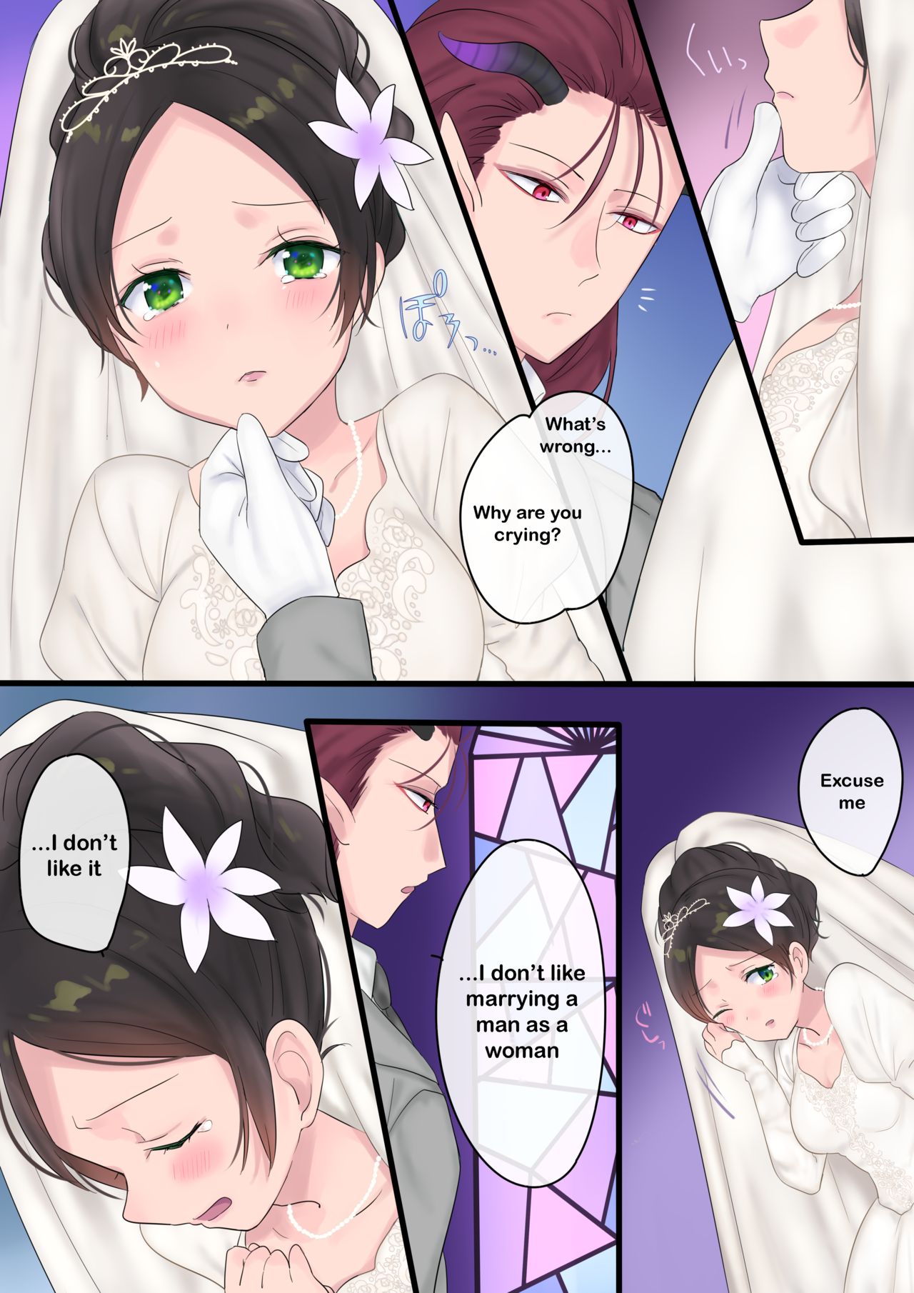 Magical Transformation Series —  Forever a Bride: Hero Forced Into Feminine Role, Dominated by Demon Lord [Mashiro no Hihoukan (Hiiragi Popura, Kakizato)]