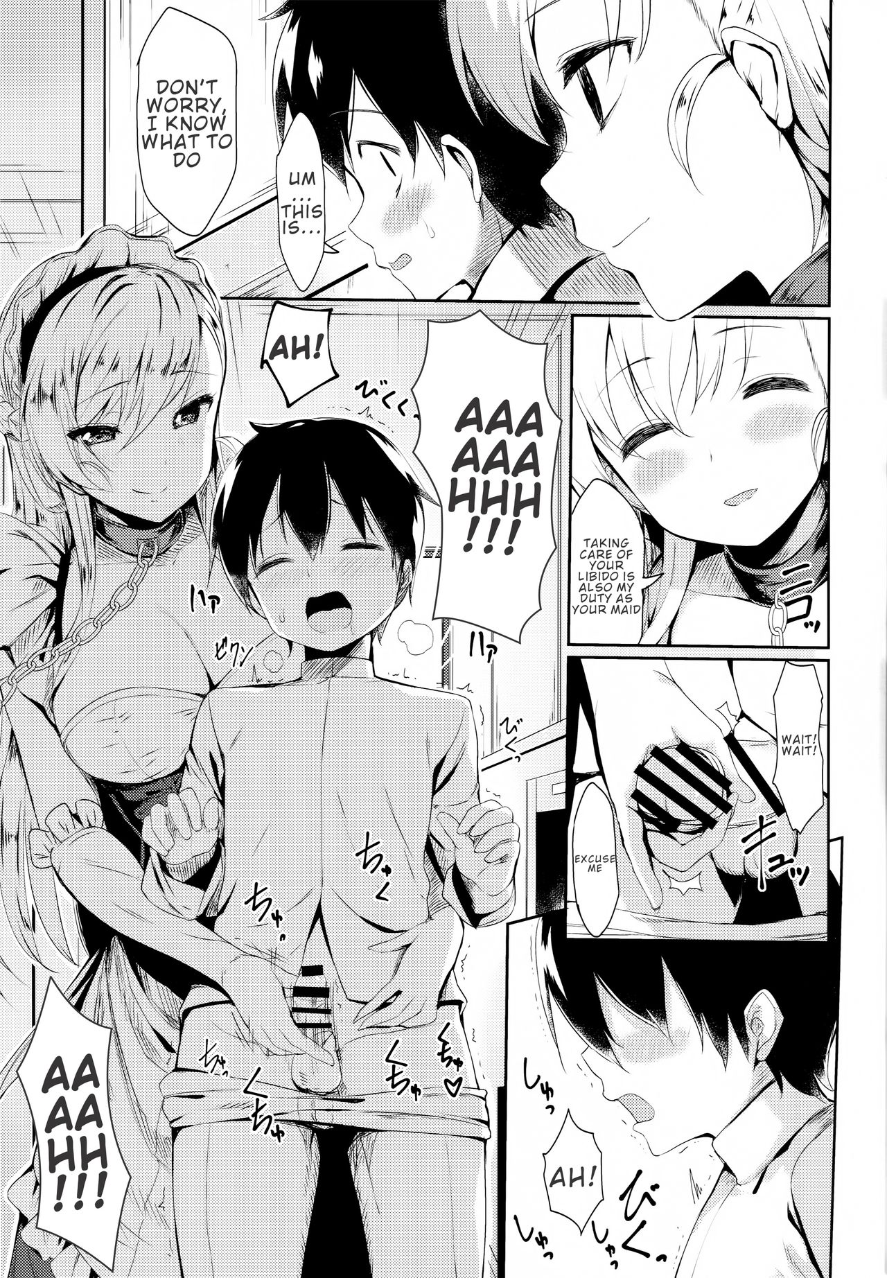 Maid Series —  Belfast Maid Gets Fucked Hard By Young Cock In Explicit Hentai Comic  [C93 Ginga-kei PRIDE B-Ginga]