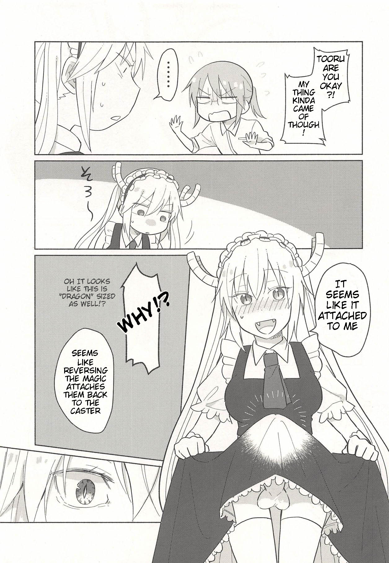 Maid Series —  Tohru Gets Fucked Hard by Her Mistress Kobayashi  [CT32 Usabarashi Usako Kobayashi-san-chi no Maid Dragon English]