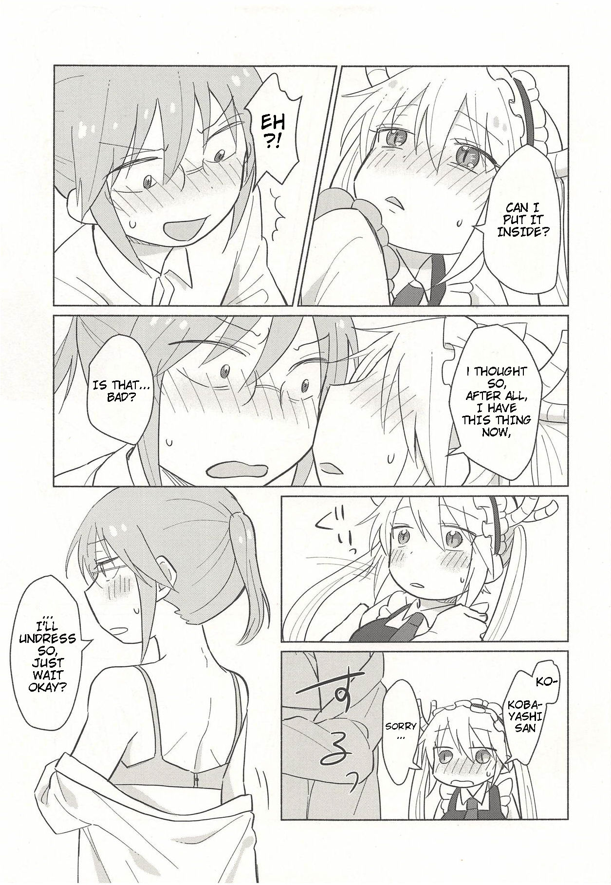 Maid Series —  Tohru Gets Fucked Hard by Her Mistress Kobayashi  [CT32 Usabarashi Usako Kobayashi-san-chi no Maid Dragon English]