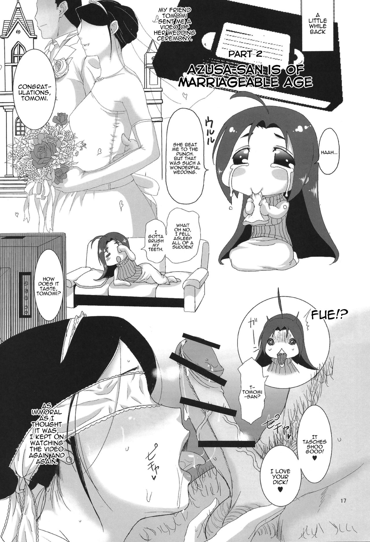 Marriageable Age Series — Azusa Gets Fucked Hard And Creampied [C87] [Kanimiso-tei (Kusatsu Terunyo)]