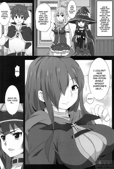 Masturbation Series — Megumin Gets A Glorious Cumshot 2 [Nikoushikou (Nekosaki Aoi)]