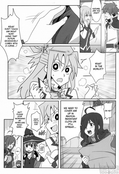 Masturbation Series — Megumin Gets A Glorious Cumshot 2 [Nikoushikou (Nekosaki Aoi)]