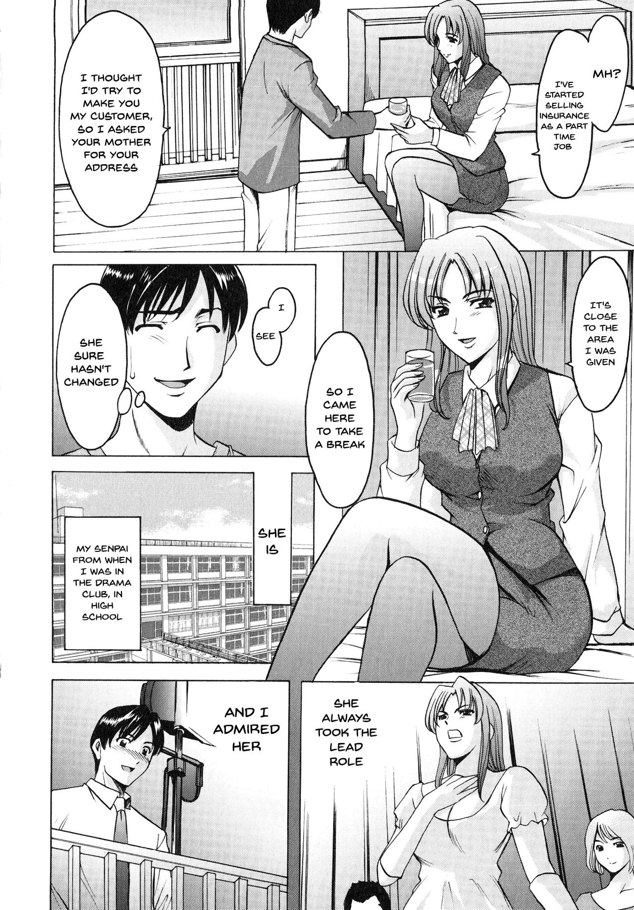 Mature Women Series — A Seductive Older Woman’s Apartment Ch.1-5 [Hoshino Ryuichi]