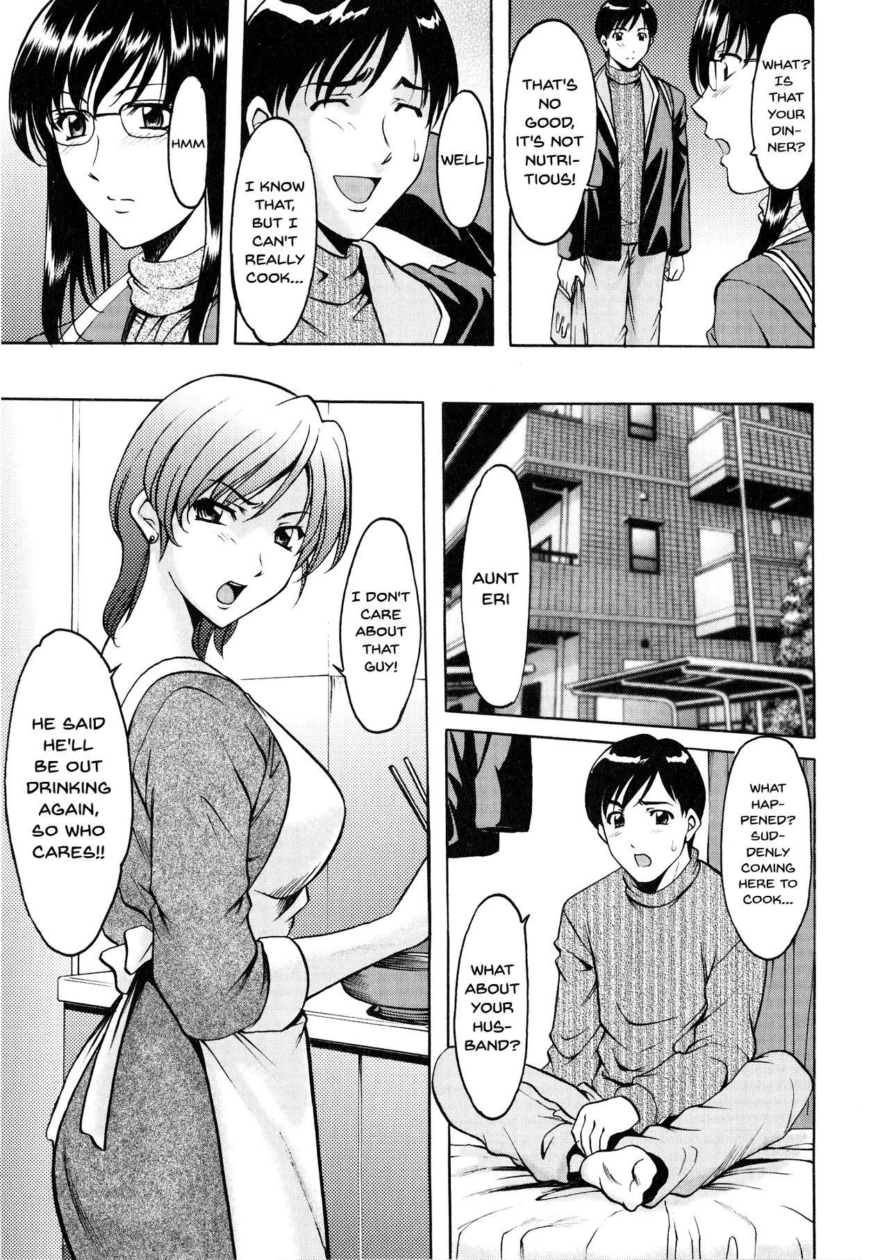 Mature Women Series — A Seductive Older Woman’s Apartment Ch.1-5 [Hoshino Ryuichi]