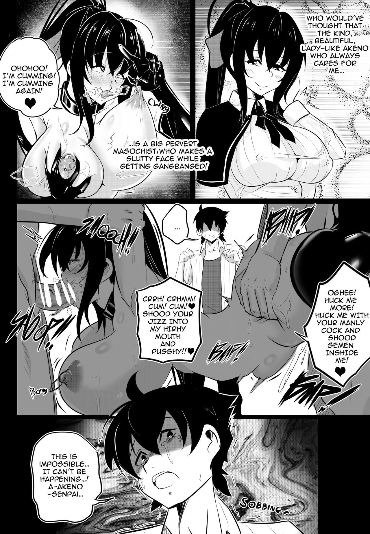 Mature Women Series — Hardcore NTR Cheating Scene With Akeno’s Big Tits And Rough Anal [Merkonig]  B-Trayal 22-4
