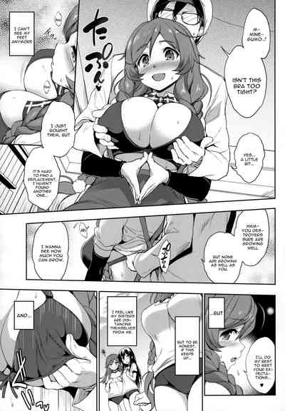 Mature Women Series — KanColle Shipgirl Minegumo Big Tits Breastfeeding Diary Creampie Sex [C96] [Jouji Mujoh] [English]